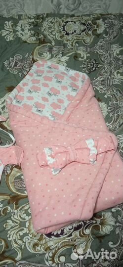 Конверт одеяло на выписку весна-осень