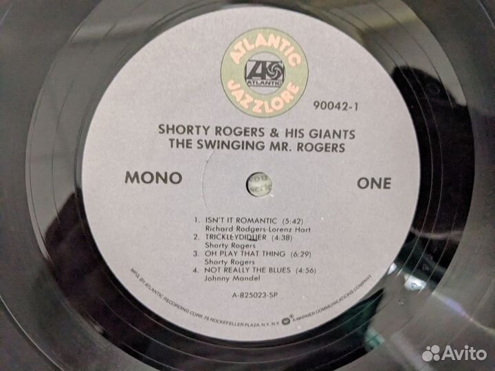 Shorty Rodgers and His Giants винил джаз USA