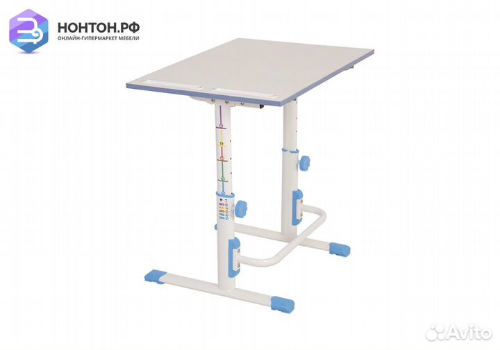 Парта-трансформер Polini kids Simple белый / синий