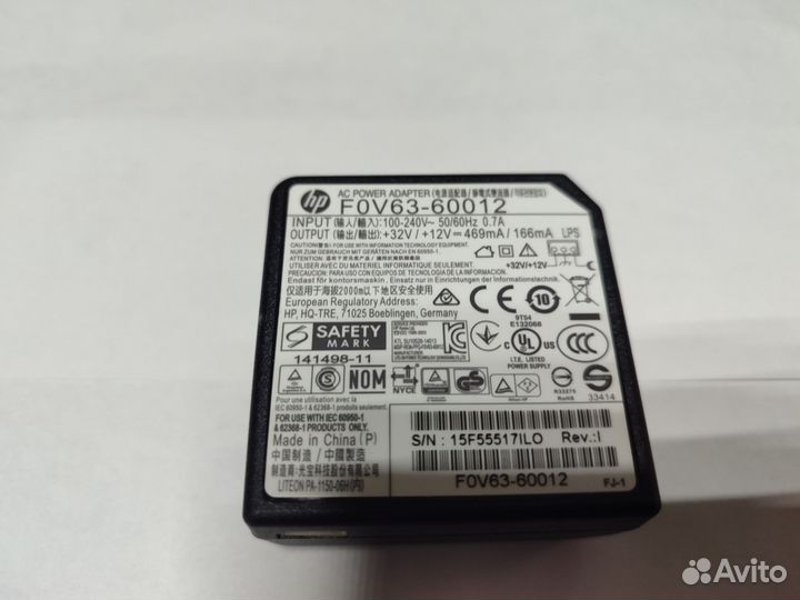 Блок питания HP F0V63-60012 HP SMART Tank 500