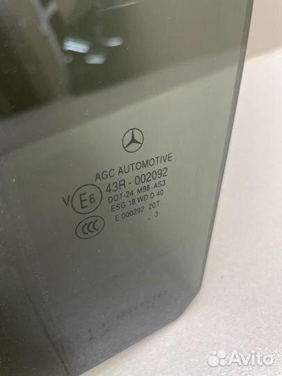 Стекло двери заднее Mercedes GLK X204