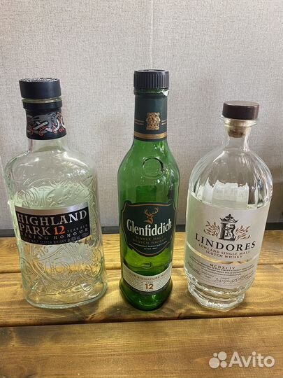 Бутылки из под виски