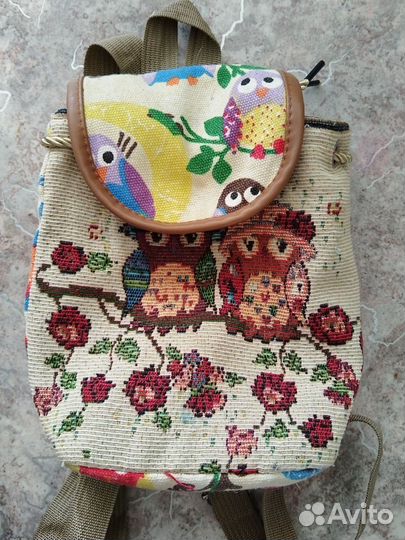 Детский рюкзак текстильный