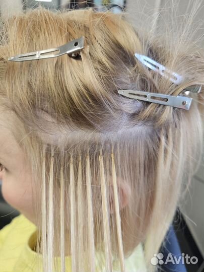 Наращивание волос капсульное
