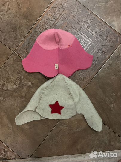 Шапка для бани 2 штуки