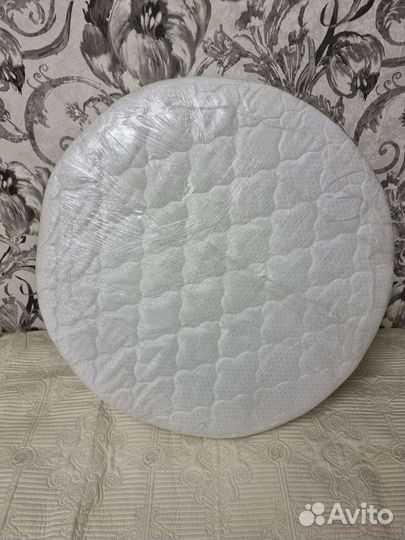 Детский круглый матрас с кокосом 75х75 см