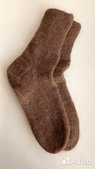 Носки мужские шерстяные вязаные ручной работы