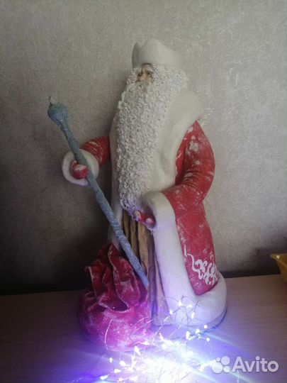 Ватные елочные игрушки