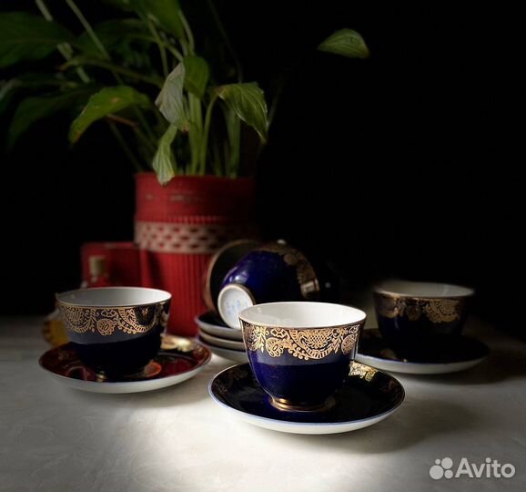 Чайная пара фарфор лфз