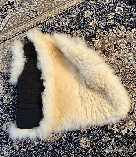 Жилет из цельной овчины