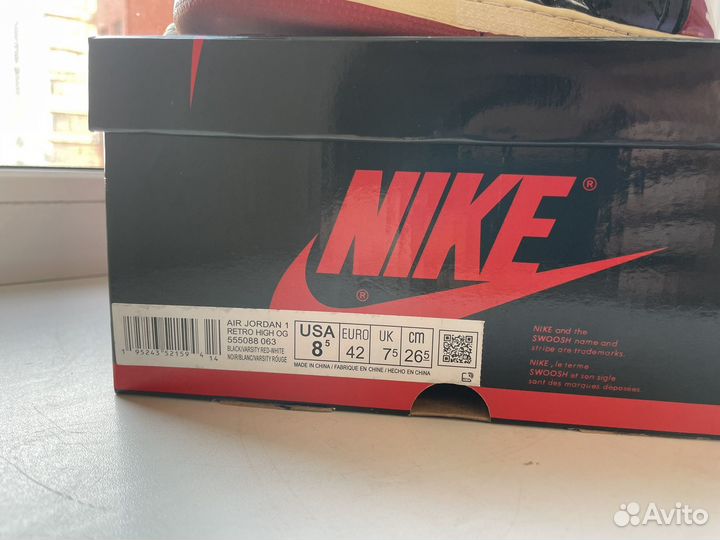 Nike Air Jordan 1 retro оригинал