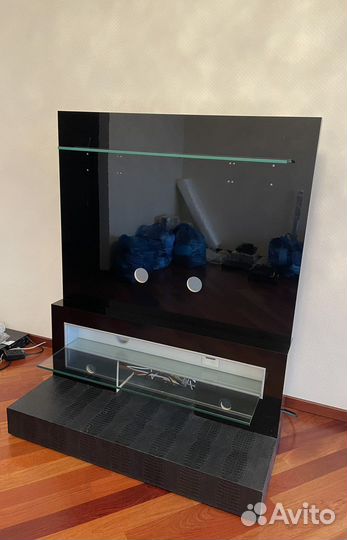 Тумба для тв черный лак Dimond Black Италия