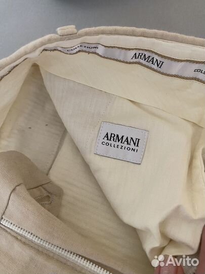 Брюки льняные мужские armani; саnali