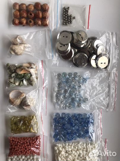 Швейная фурнитура, бусины