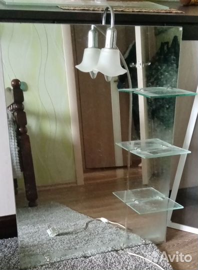 Зеркало с подсветкой бу