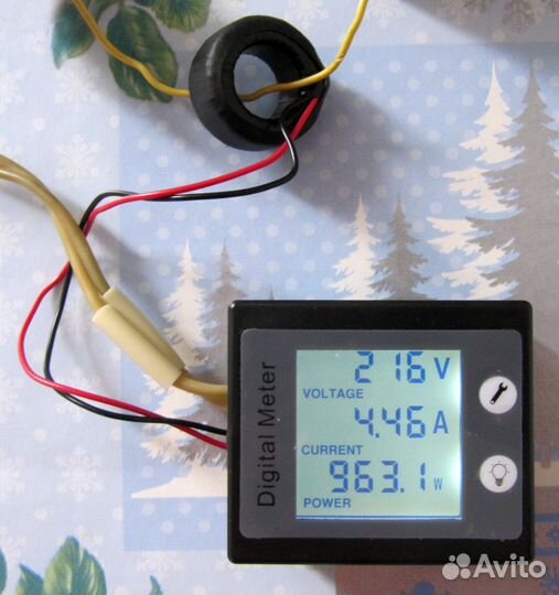 V-A-Wметр, 80-260V AC, 100A