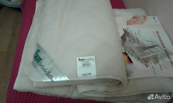 Одеяло из натурального овечьего меха