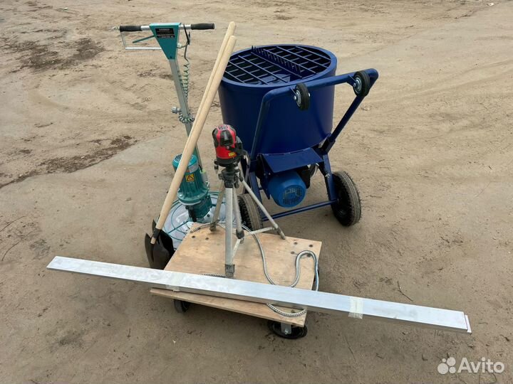 Аренда бетоносмесителя полуручки