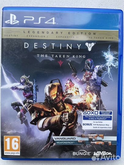Destiny legendary edition PS4 (особое издание)