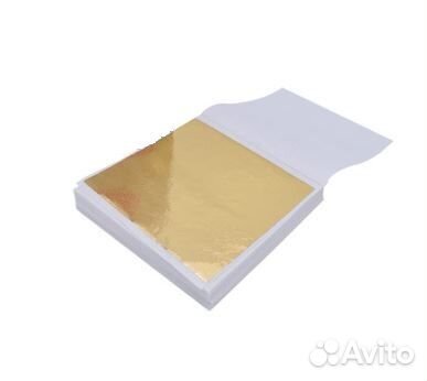 Листовая поталь золото и серебро