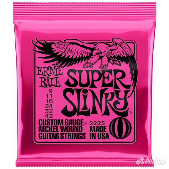 Ernie ball 2223 Nickel Wound Slinky Super 9-42