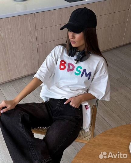 Оверсайз футболка bdsm