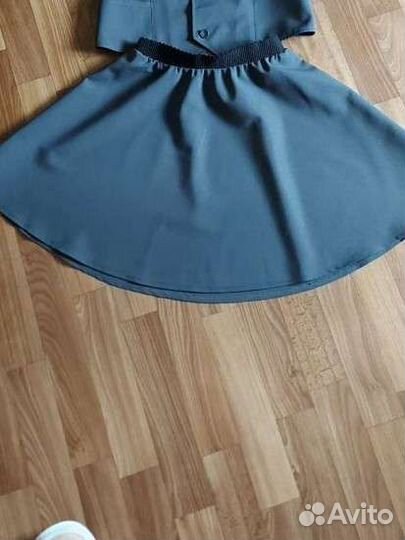 Школьная форма серая