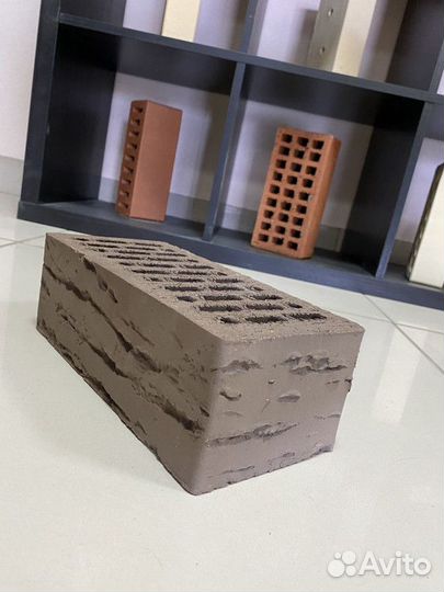 Кирпич керамический Полуторный шоколад