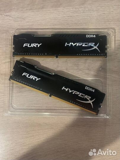 Оперативная память Hyrepx/fury/ddr4/2400mhz