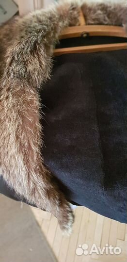 Кожаная дубленка мужская