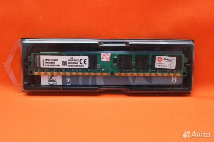 DDR2 2Gb 667MHz Kingston KVR667D2N6/2G AMD. Новая