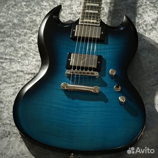Epiphone Prophecy SG Blue Tiger Aged Gloss