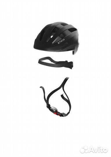 Велошлем ville 500 btwin Decathlon