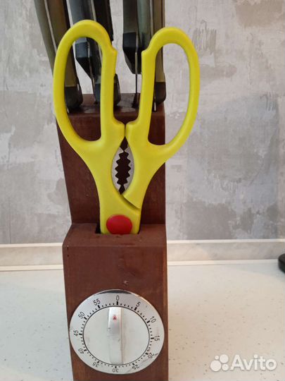 Подставка для ножей с ножницами