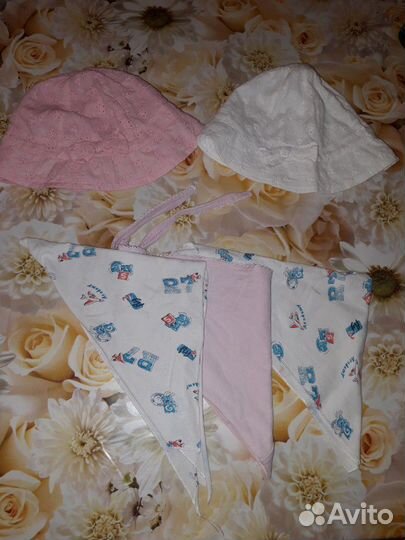 Панамы,манишка,шапочки Lassie, Acoola, Disney