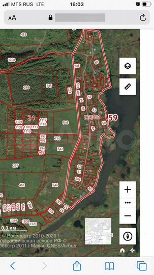 Участок 18,5 сот. (СНТ, ДНП)