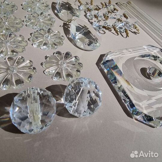 Стеклянные подвески для люстры