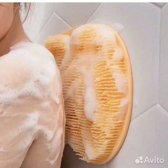 Коврик мочалка силиконовая для ног и тела