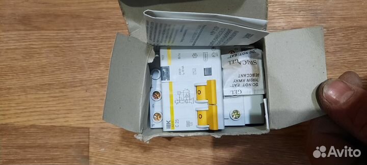 Дифференциальный автомат. выкл. ад-12, 2Р, 25А