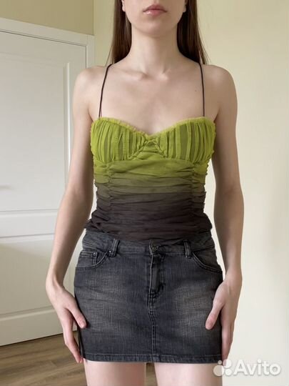 Корсет боди Zara с драпировкой