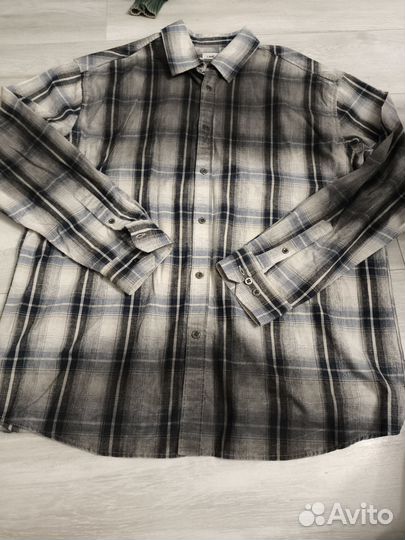 Рубашка мужская размер L, оверсайз.Lime