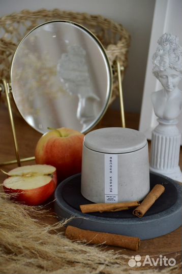 Соевые свечи, Аромасвечи, Свечи в гипсе