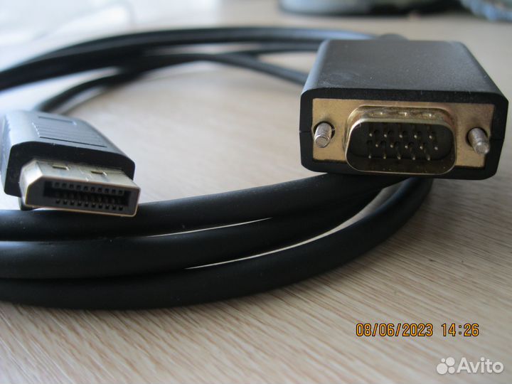 Кабель Vga-Dport 1.8 m и hdmi x mini hdmi plus 1.5