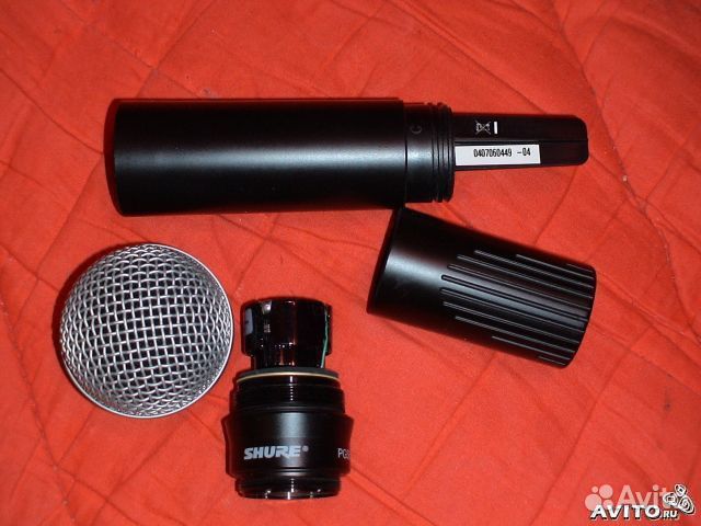 Картридж с капсюлями shure SM58 и Beta58 / копия