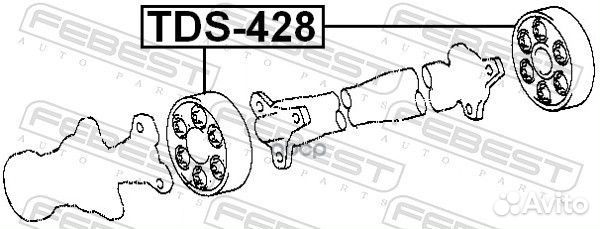 Муфта карданного вала TDS-428 TDS-428 Febest