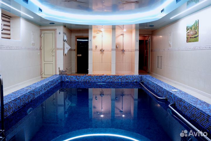 Сауна с теплым бассейном (Свежий ремонт)