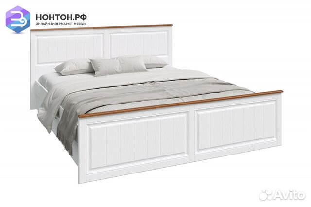 Кровать Валенсия 1.6 м белая