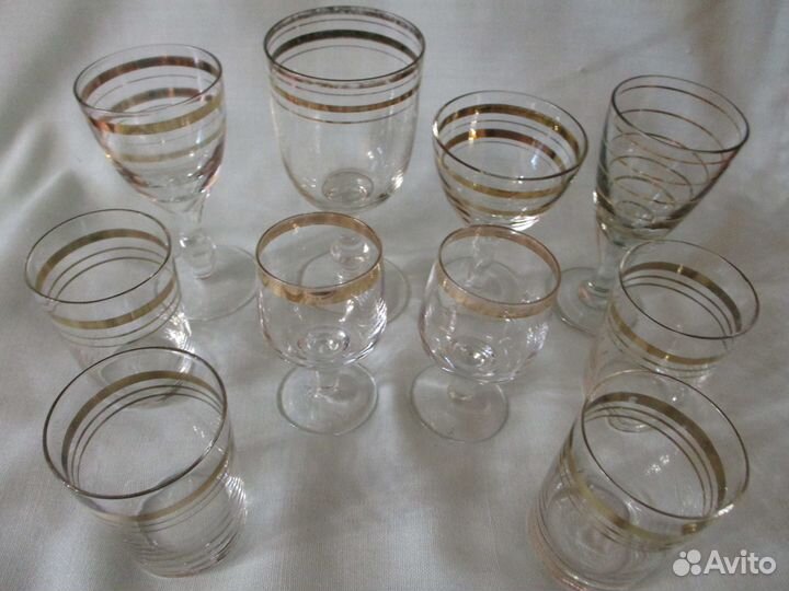 Винтажные рюмки, стопки