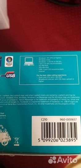 Веб камера Logitech c210