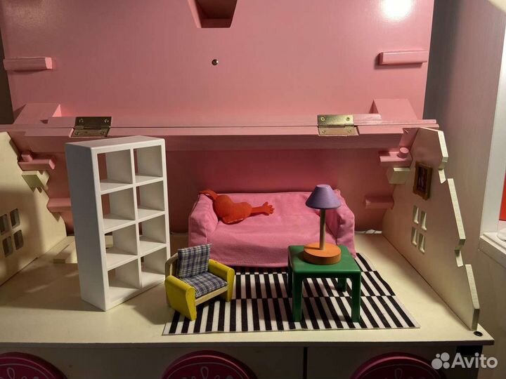 Игрушечная Гостиная с розовым диваном IKEA